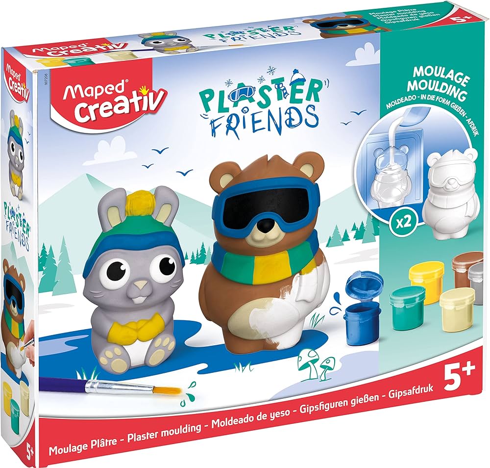 Plaster Friends Moulage Winter Ours/Lapin Maped 907208